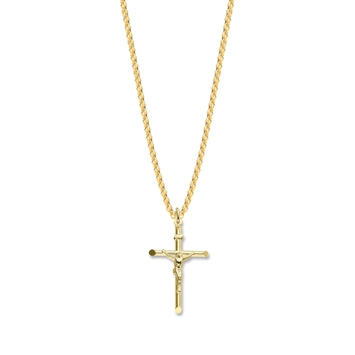 Buy Plain Metal Cross Pendant Necklace In Sale - Abelini