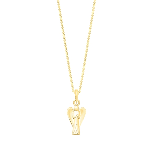 Yellow Gold Angle Pendant Necklaces