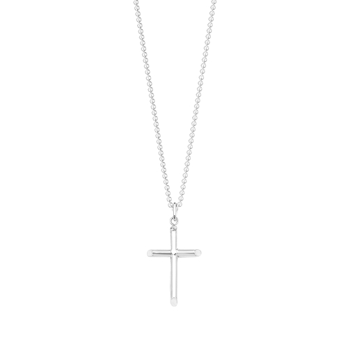 Purchase Plain Metal Cross Pendant Necklaces - Abelini