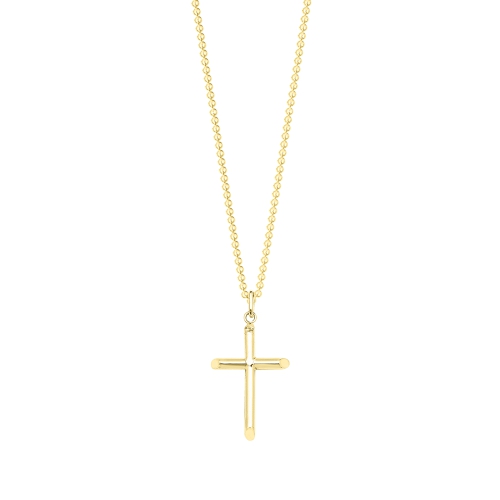Purchase Plain Metal Cross Pendant Necklaces - Abelini
