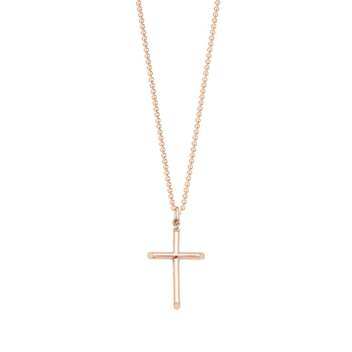 Buy Plain Metal Cross Pendant Necklace Abelini Uk - Abelini
