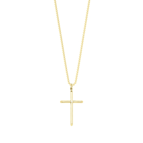 Buy Plain Metal Cross Pendant Necklace London - Abelini