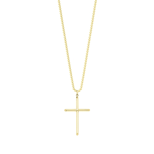Yellow Gold Gleam Pendant Necklaces