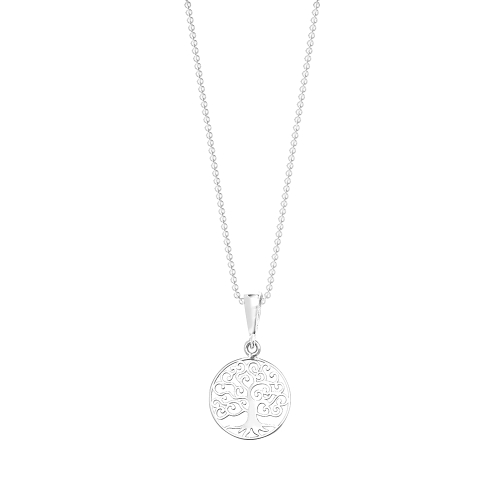 Silver Tree Pendant Necklaces