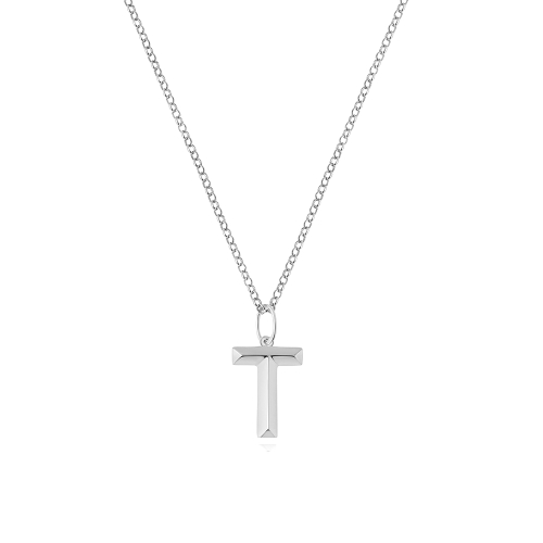 Silver Trendy spark t Pendant Necklaces