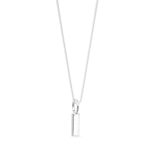 Silver Iota gleam i Pendant Necklaces