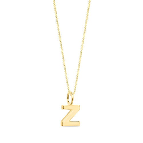Yellow Gold Personal epoch z Pendant Necklaces