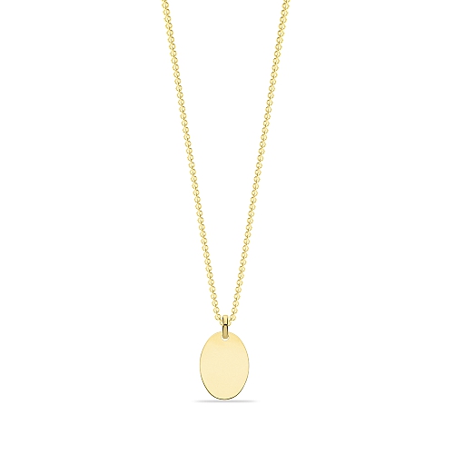 Yellow Gold Personalise Pendant Necklace