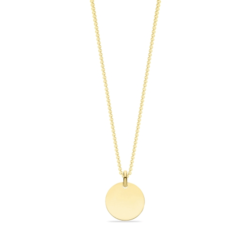 Yellow Gold Personalise Pendant Necklace