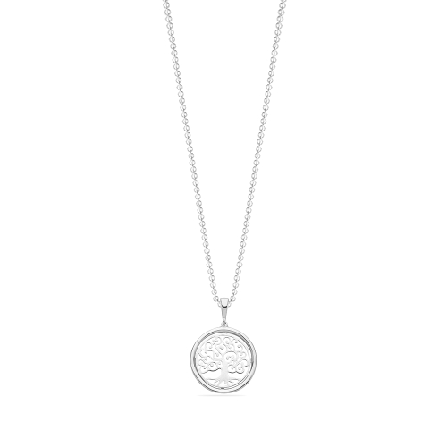 Plain tree medium Pendant Necklaces