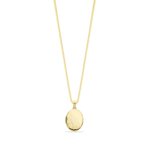 Yellow Gold Personalise Pendant Necklace