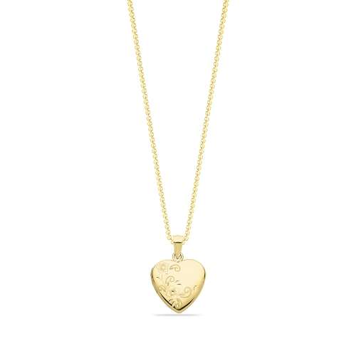 Yellow Gold Glow Pendant Necklaces