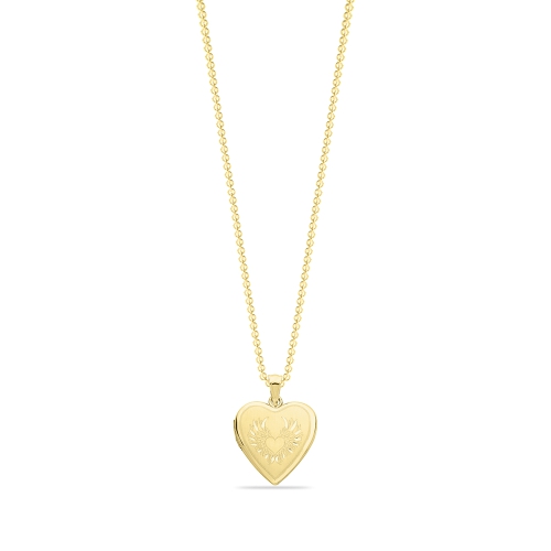 Yellow Gold Gleam Pendant Necklaces