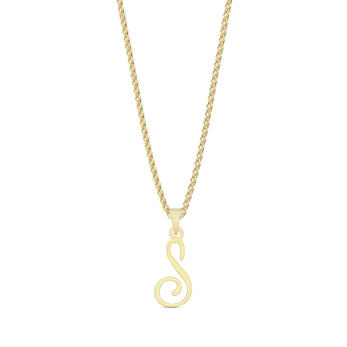 Yellow Gold Plain designer s Pendant Necklaces