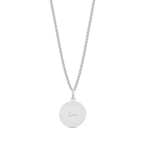 Zodiac constellation leo Pendant Necklaces