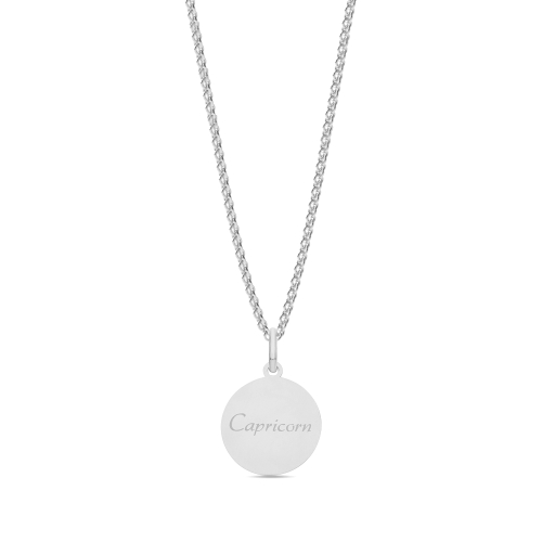 Zodiac constellation capricorn Pendant Necklaces