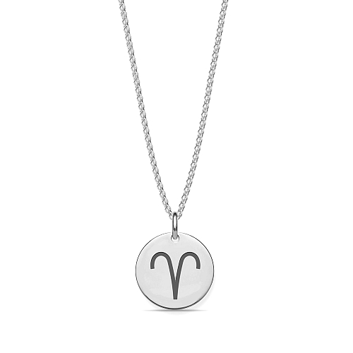 Aries zodiac Pendant Necklaces