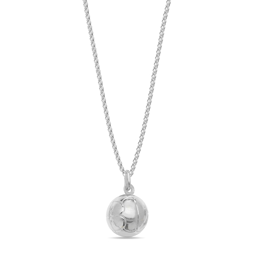 Round Platinum Naturally Mined Diamond Personalise Pendant Necklaces