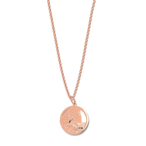 Rose Gold EternalPulse Personalise Pendant Necklace