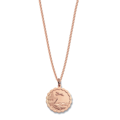 Rose Gold TimelessLink Personalise Pendant Necklace