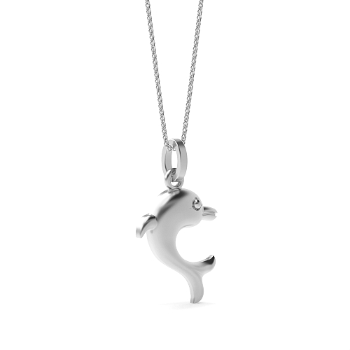Silver Dolphin Pendant Necklaces