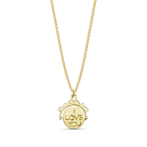 Yellow Gold Infinitytouch Pendant Necklaces