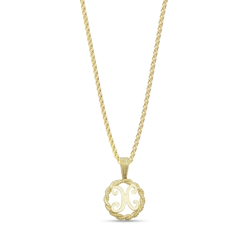 Yellow Gold Radianttrail Pendant Necklaces