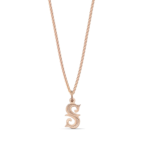 Rose Gold Cosmicwhisper Initial Pendant Necklaces