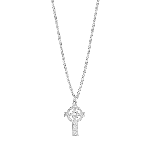 Plain metal celtic patterned Pendant Necklaces