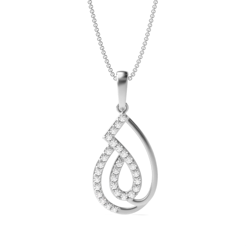 4 Prong Round Stellar Pendant Necklaces