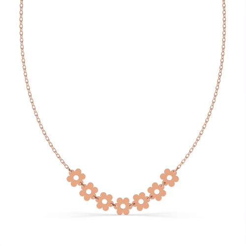 Purchase Plain Metal Flower Design Necklace Pendant - Abelini