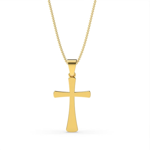Yellow Gold A simple and unadorned Pendant Necklaces