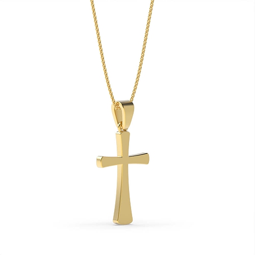 Yellow Gold A simple and unadorned Pendant Necklaces