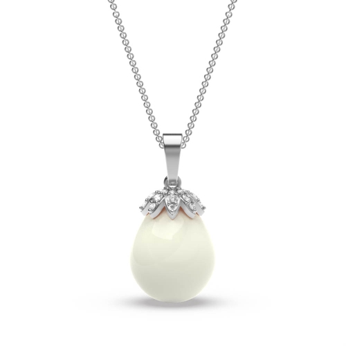 Eye drop shape pear pearl pendant (10.0mm)