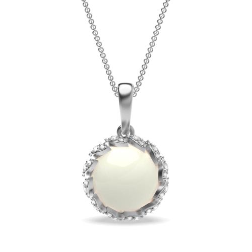 Fresh water designer round pearl pendant (10.0mm)