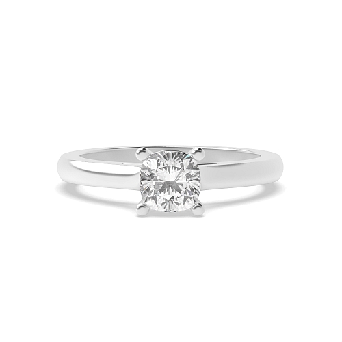 Cushion Pointy bridge Engagement Rings