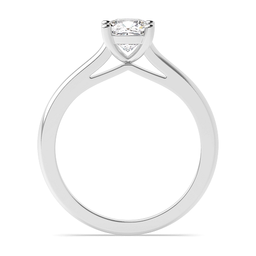 Cushion Pointy bridge Engagement Rings