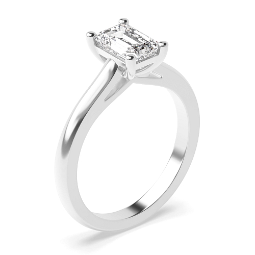 Emerald Pointy bridge Engagement Rings