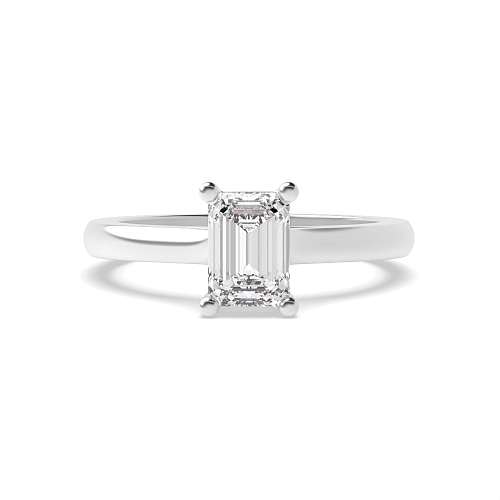Emerald Pointy bridge Engagement Rings
