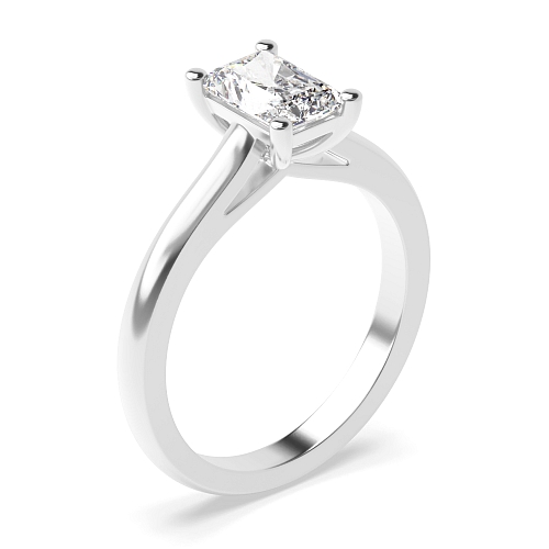 Radiant Pointy bridge Engagement Rings