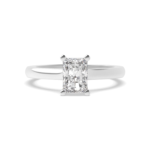 Radiant Pointy bridge Engagement Rings