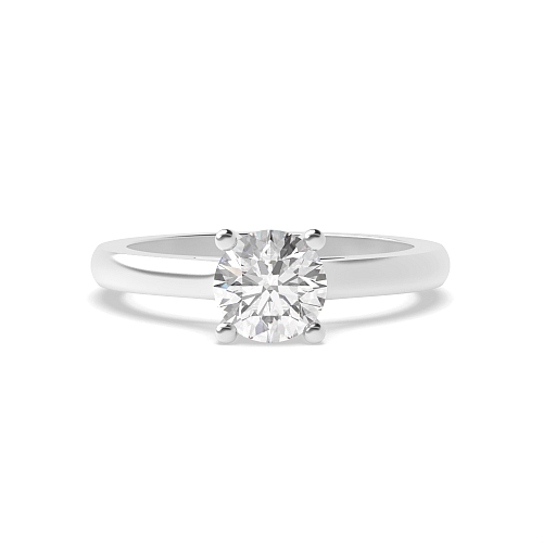 Round Pointy bridge Engagement Rings