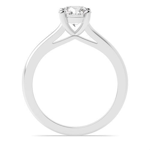 Round Pointy bridge Engagement Rings