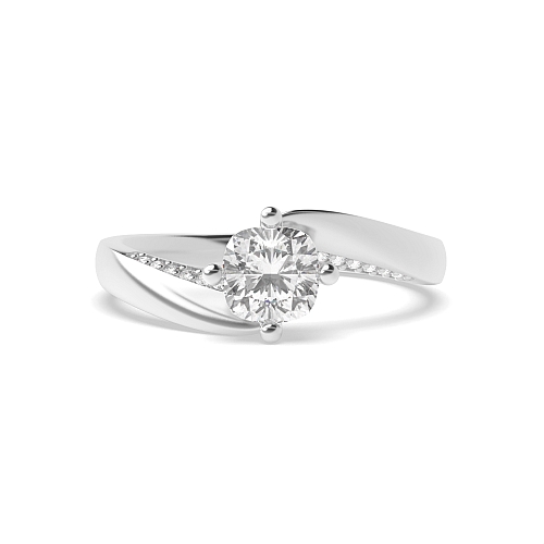 Cushion Twist Engagement Rings