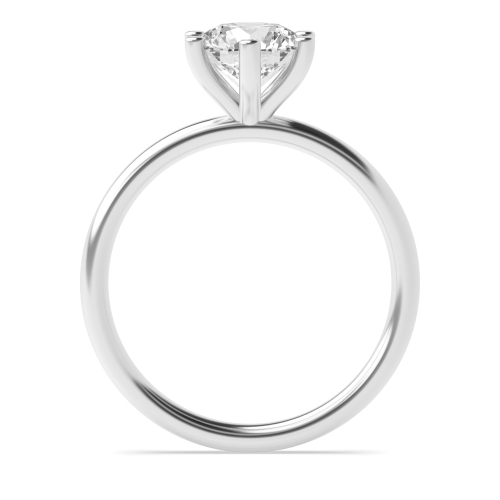 1 carat  6 Prong Round High set delicate Engagement Rings