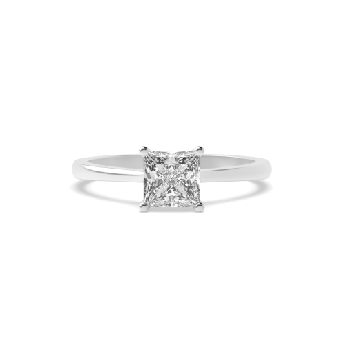 4 Prong Princess Delicate setting Engagement Rings