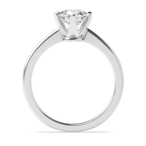 Round Crown Engagement Rings