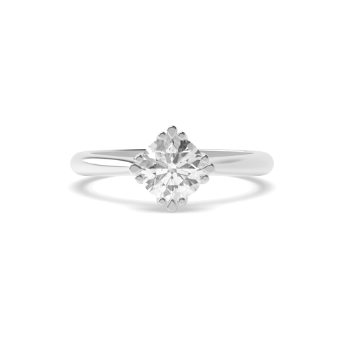 4 Prong Round Tri-claws Engagement Rings