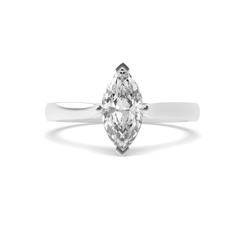 4 Prong Marquise Classic Solitaire Engagement Ring