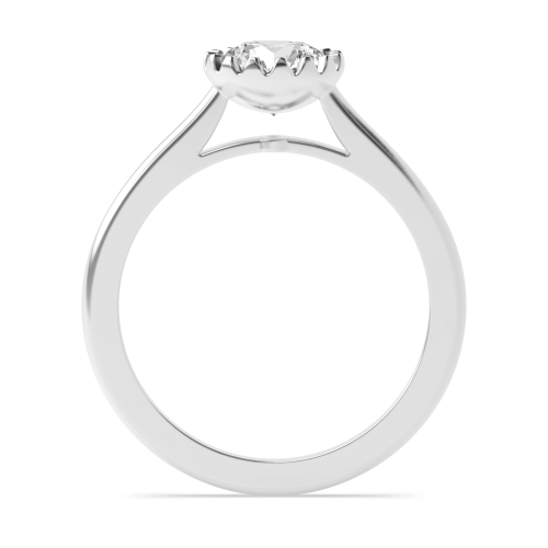4 Prong Round Start claws Engagement Rings